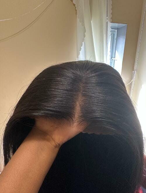 Wear Go Glueless Wig Straight Hair 7x6 HD Lace Human Hair Wigs Pre Bleached Knots