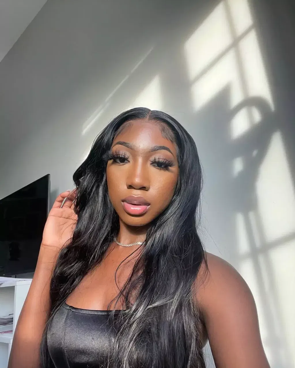 Wear Go Glueless Wig Straight Hair 7x6 HD Lace Human Hair Wigs Pre Bleached Knots