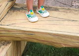Ducky Toddlers' First Step Shoes - Beige & Green (Unisex)