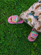 Premium Watermelon Artistic Sliders - Pink (Girls)