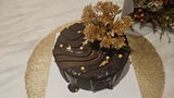Triple Chocolate Mousse Cake: Halal