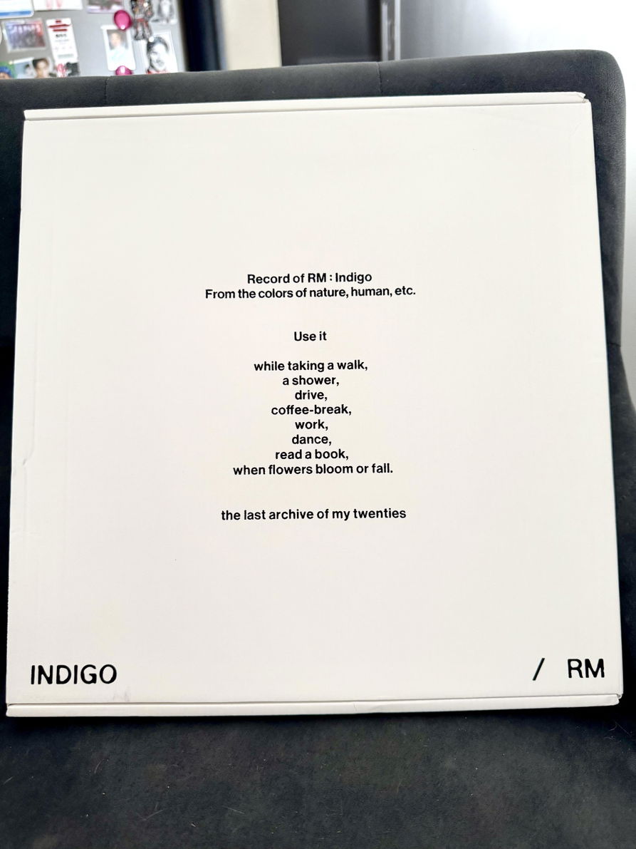 RM BTS Indigo LP - Vinyl Album (unsealed) – Oppa Store