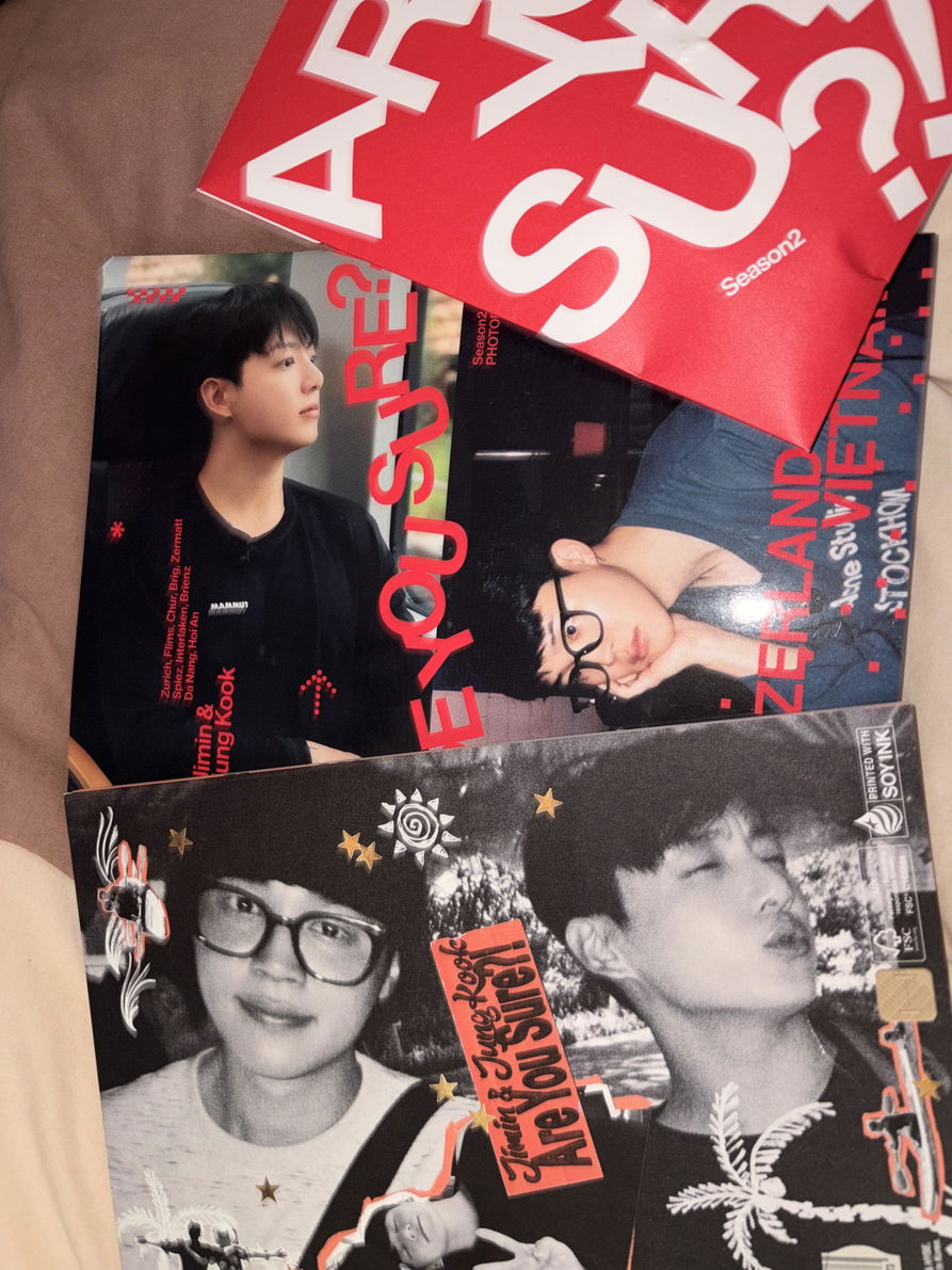 BTS Jimin x Jungkook <Are You Sure?! Season2> PHOTOBOOK – Oppa Store