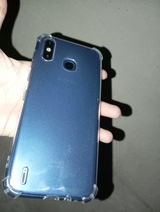 Infinix Smart 4 Cover - Transparent - Soft 4D Design Shockproof Silicone Transparent Clear Case