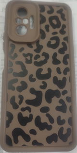 Xiaomi Redmi Note 10 Pro 4G - Brown - Classic Leopard Print - ONation Step Up Series - HQ Liquid Silicone Soft Case