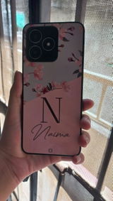 Realme Note 50 Cover - Onation Your Name Series - HQ Ultra Shine Premium Infinity Glass Soft Silicon Borders Case