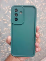 Samsung Galaxy A17 Cover - Dark Green - Soft Silicone Case With Round Bumper Matte TPU Shockproof Cover