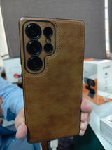 Samsung Galaxy S25 Ultra Cover -  Brown - New JINDUKA Premium Vintage Leather Case Protective Back Cover