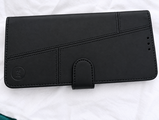 Realme C51 Cover - Black - Premium Leather Megantic Flip Book Covers With Card Holding Option