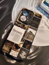 Realme 15 Cover - ONation Aesthetic Collage Series - HQ Ultra Shine Premium Infinity Glass Soft Silicon Borders Case