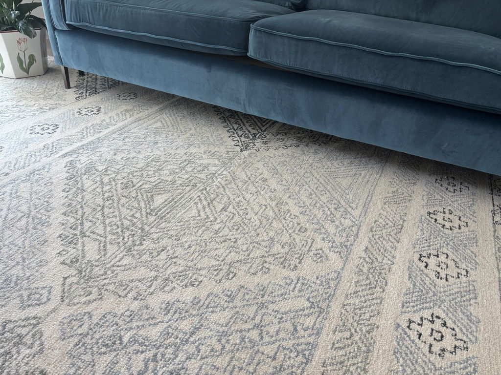 LoomBloom Multi Size Ivory Hand Tufted Transitional Geometric Wool Oriental Area Rug