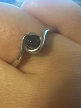 Muse Black Onyx Waterproof Fidget Ring