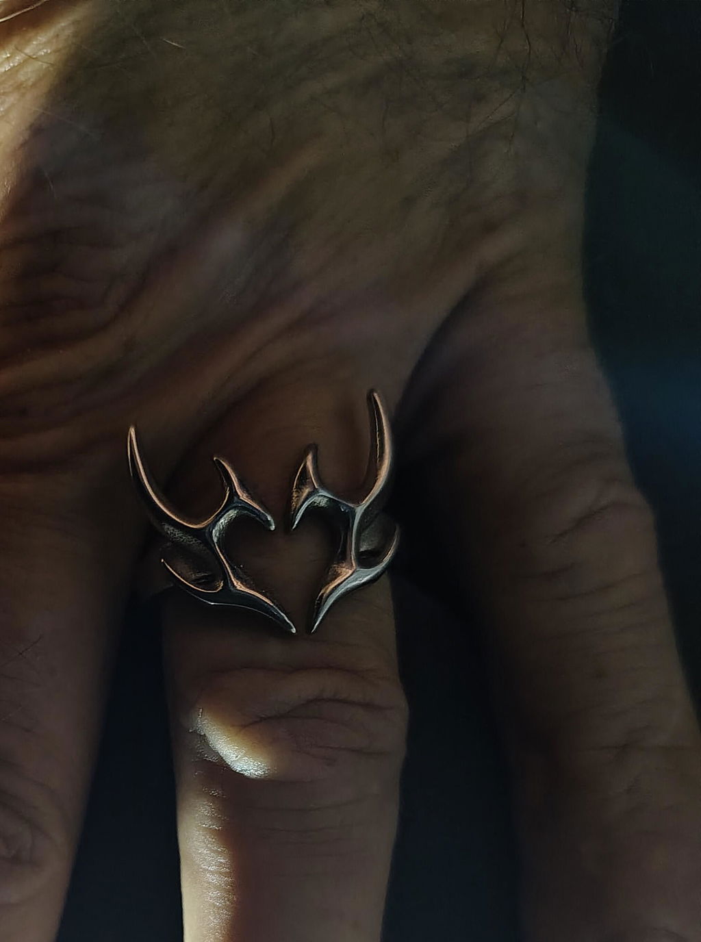 Tribal Heart Ring