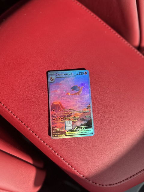 TCG Anime Credit Card Sticker