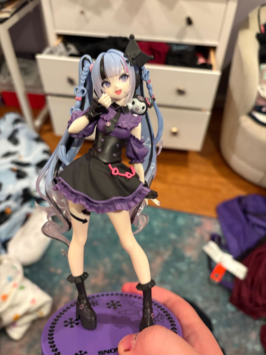 (Pre-Order) Hatsune Miku - Trio-Try-iT Prize Figure - Snow x Kuromi