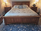 Custom Amish Aspen Bed - 24"H Footboard