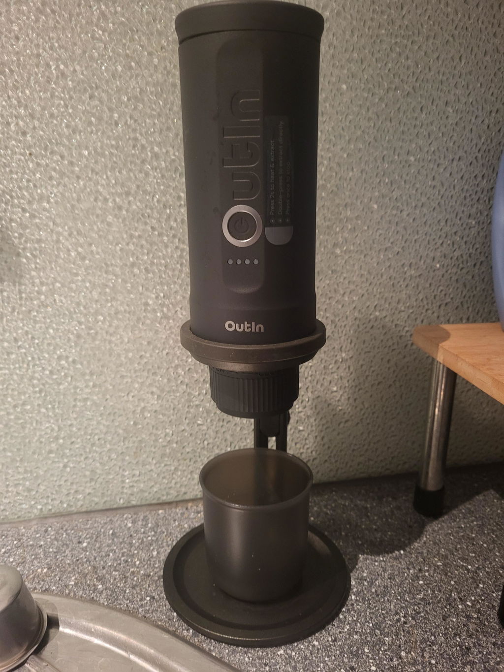Espresso-Geschenkset für Reisende (Space-Grau)
