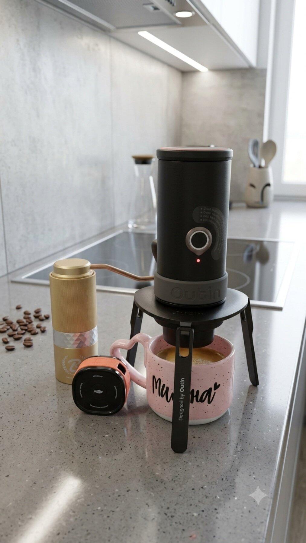 OutIn Mino Traveler Espresso Gift Set