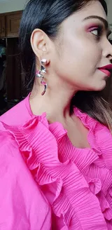 Molten Twist Drop Earrings