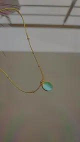 Oval Aquamarine Pendant Necklace