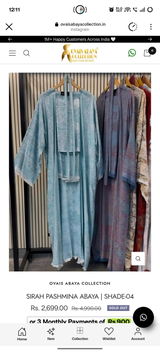 sirah pashmina abaya shade 4 review photo