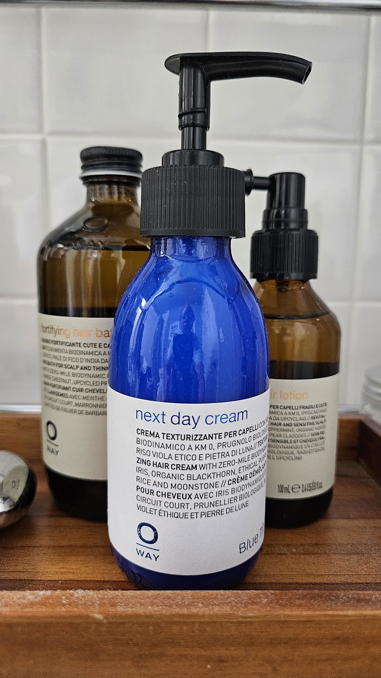 Finest Fluid & Next Day Cream セット Next Day Cream – Styling Cream for Effortless Texture & Waves | Oway