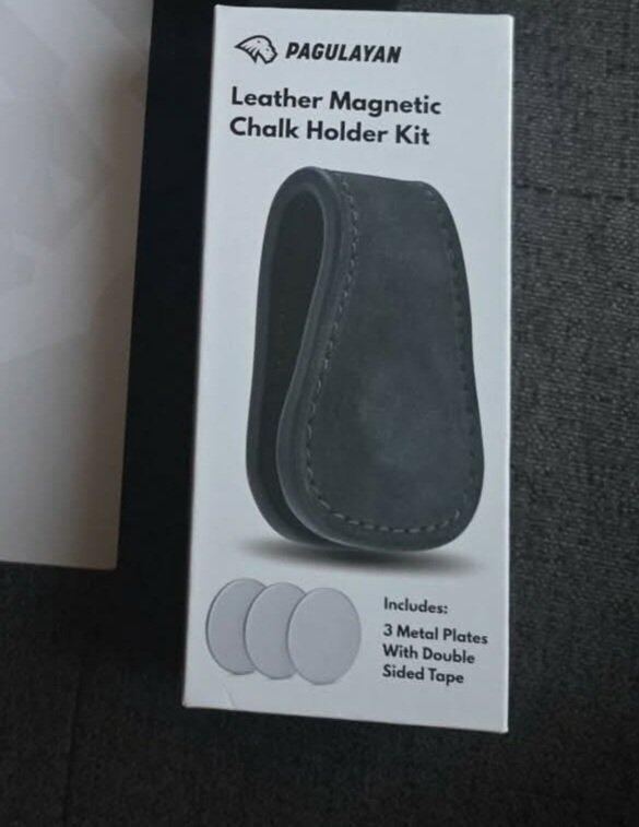 LEATHER MAGNETIC CHALK HOLDER KIT