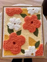 Bright Blossoms Punch Needle Kit