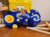 Van Gogh Starry Night Punch Needle Coaster Kit (2 Set)