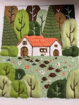Forest Cottage Punch Needle Kit