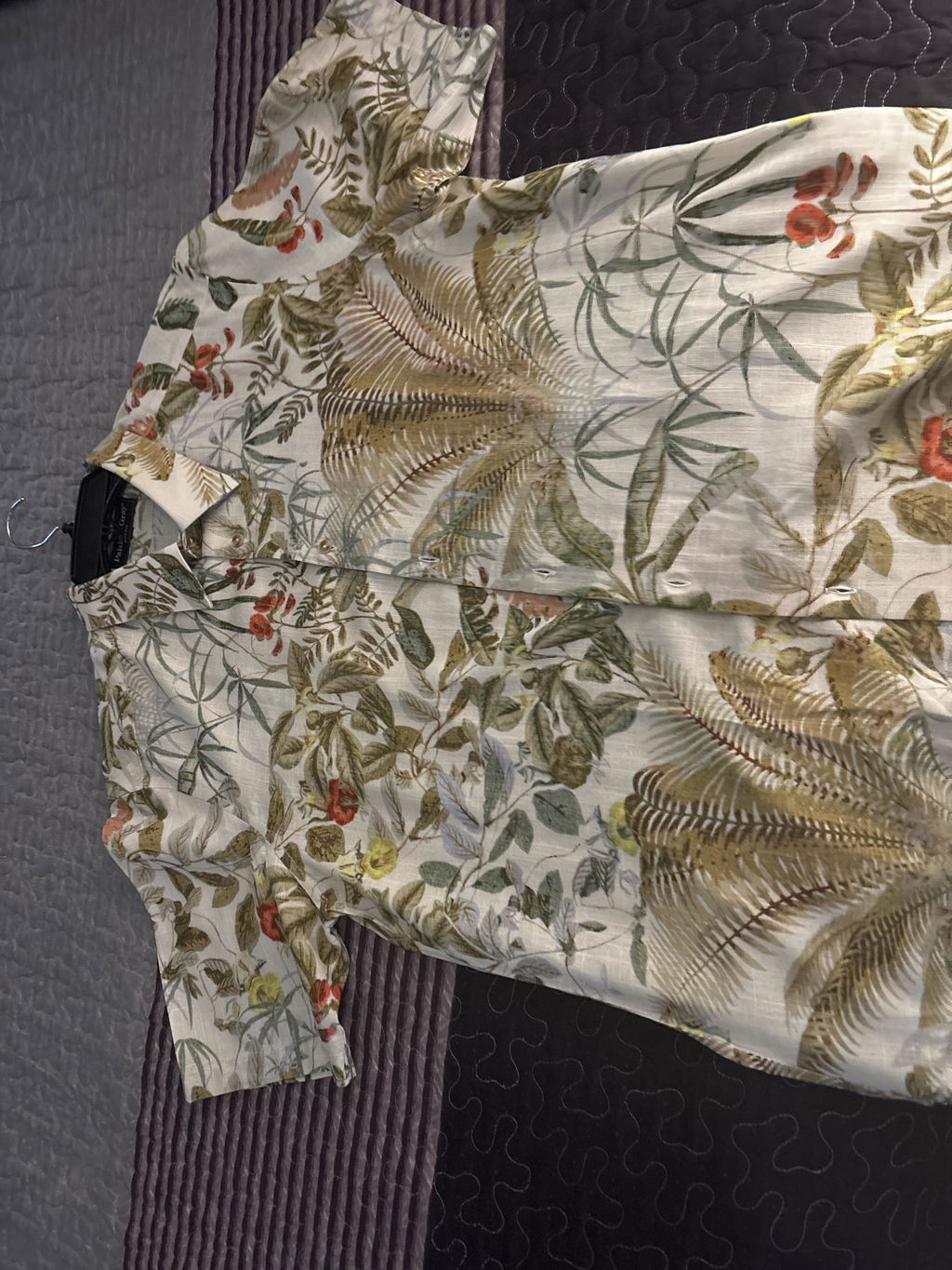 Parker Pointed Collar Shirt - Palm Springs