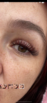 Coloured Regular Fanning Lash Extensions
