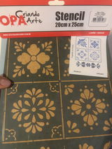 Stencil OPA 20x25 3653 Azulejo Português