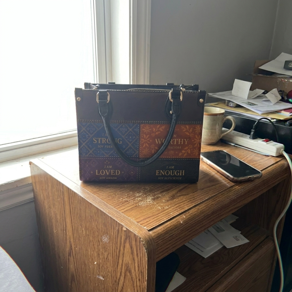 My daily affirmation in bag form by Vanessa T.