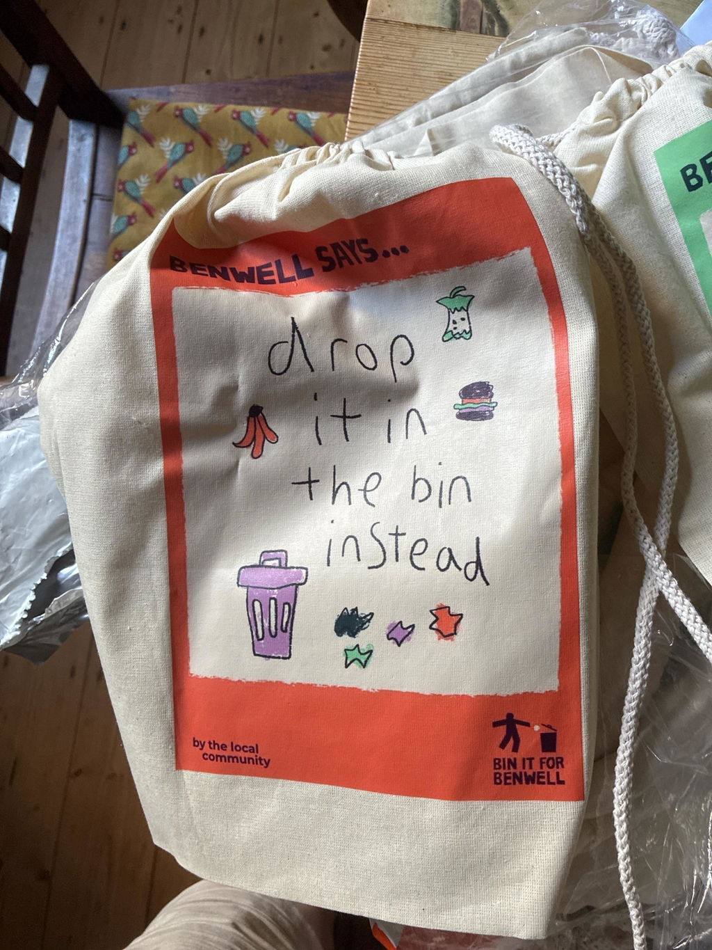 Drawstring Backpack- Material: 8oz Canvas -  Personalized Cotton Drawstring Bags