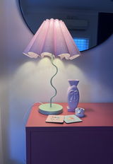 Cora Table Lamp - Lilac / Pastel Green