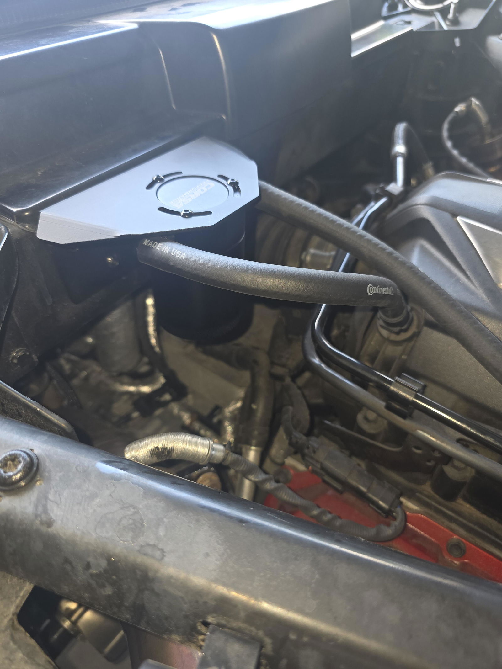 センコークーラDD-510 PSA8 Corsa Performance C8 Corvette Oil Catch Can | Paragon Performance