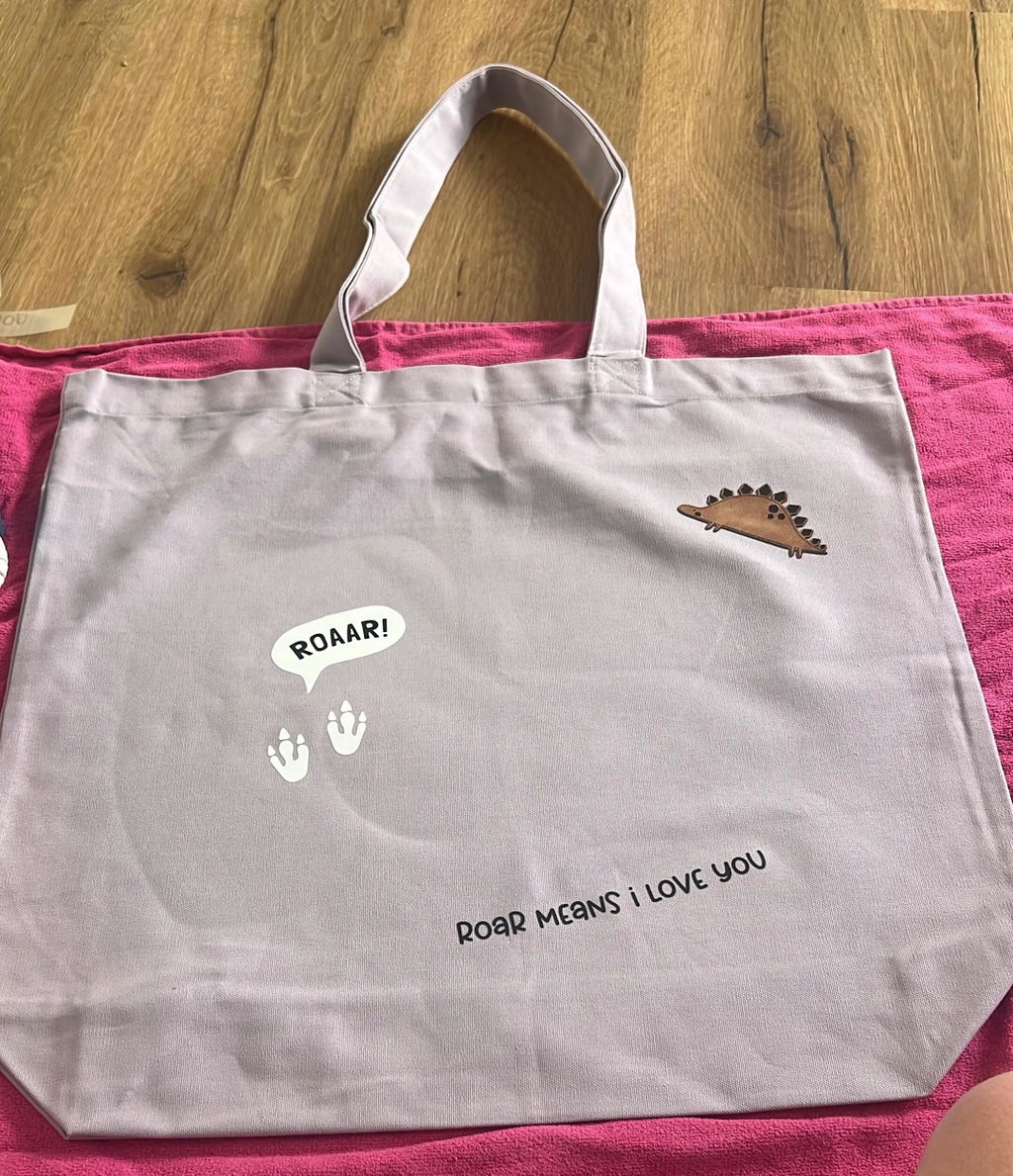 Baumwoll Tasche - Pastelllila