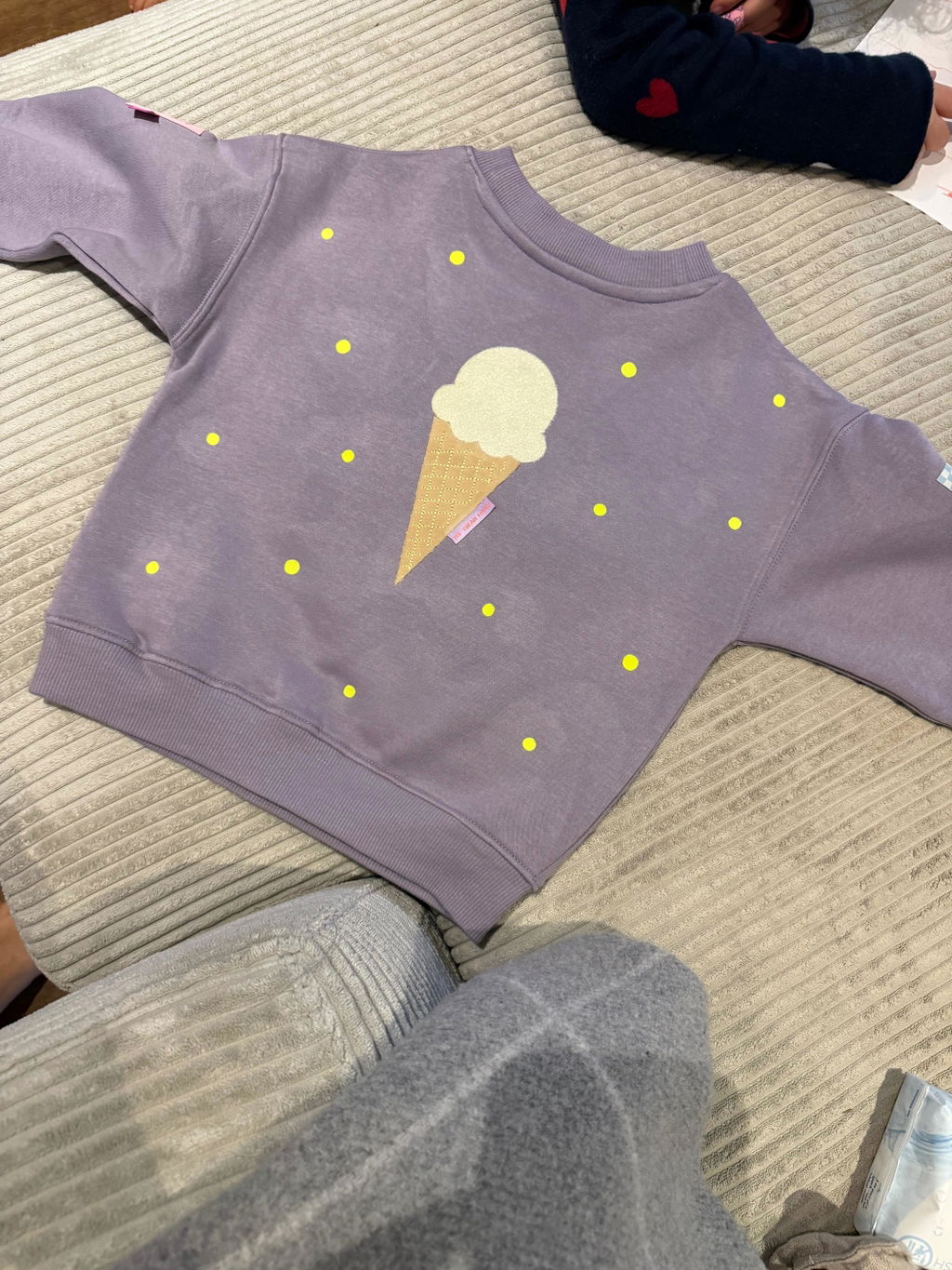 XL Teddy-Patch - Eis *iron-on*