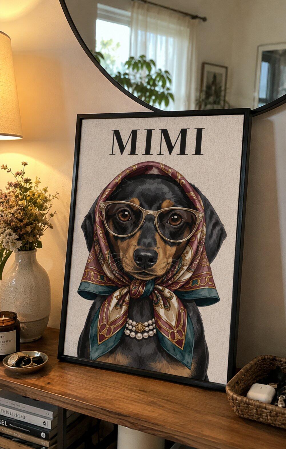 Sassy And Classy Dog - Personalized Custom Poster
