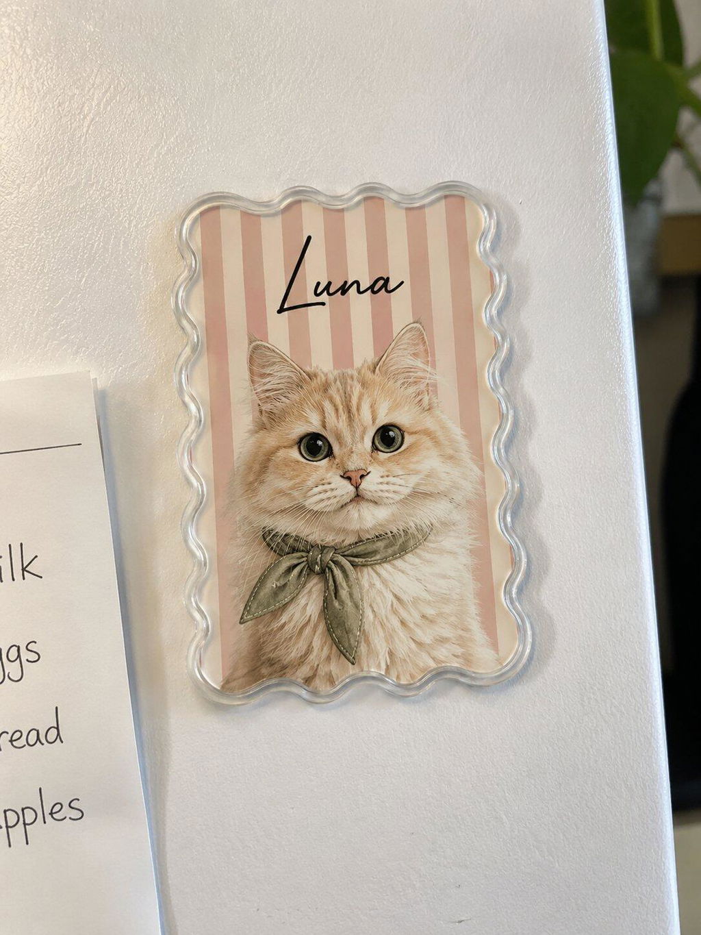 Paws Portrait Watercolor - Personalized Acrylic Fridge Magnet