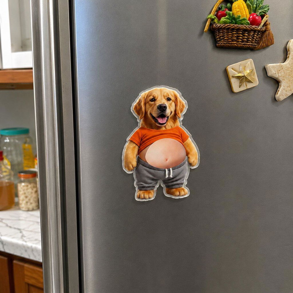 Snack Attack Squad - Personalized Squishy Acrylic Fridge Magnet