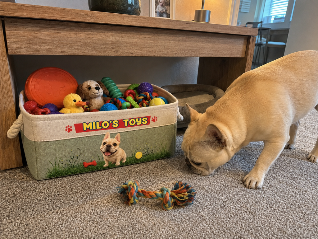 Pawfect Toy Storage - Personalized Storage Basket