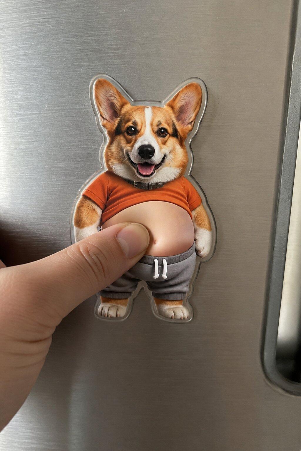 Snack Attack Squad - Personalized Squishy Acrylic Magnet