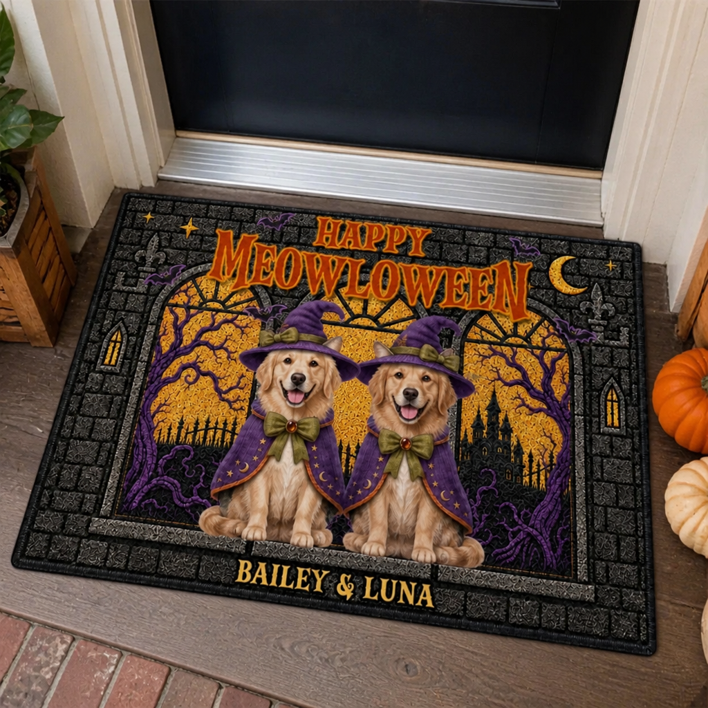 Beware Of Little Meownsters - Personalized Doormat