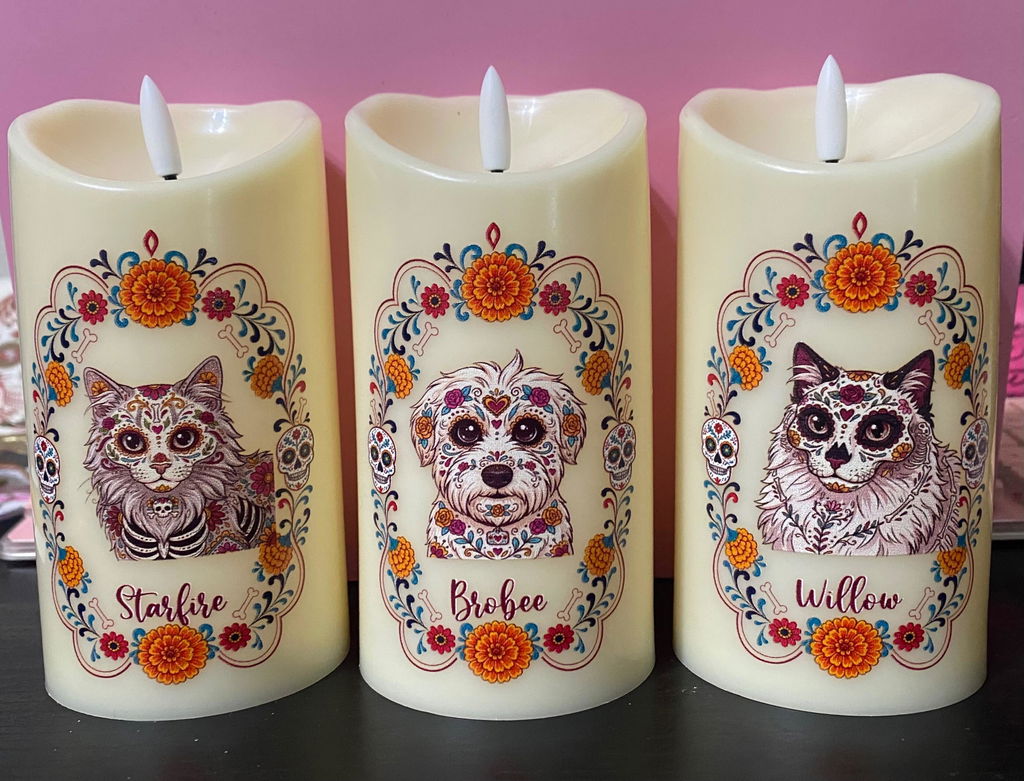 Love Lives On - Personalized LED Candle
