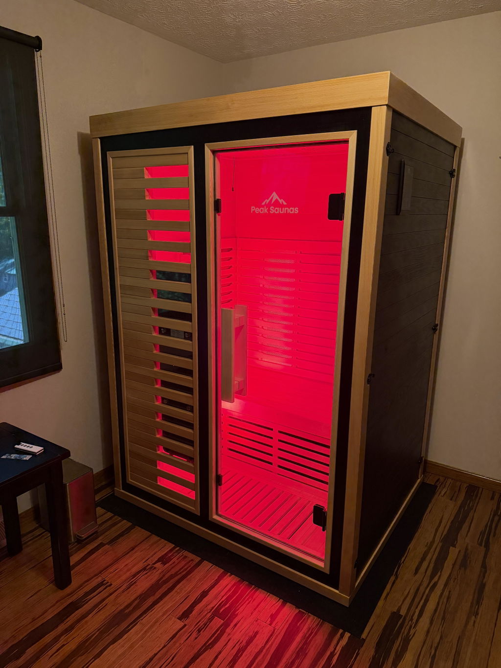 Everest 2-Person Full Spectrum Infrared Sauna with Full-Body Medical-Grade Red Light Therapy & Smart WiFi App Control