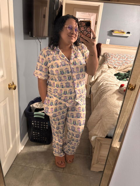 Home Sweet Nola Purple Women's Pajama Set