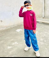 8 Pockets Premium Cargo Baggy Pants (PW1055)
