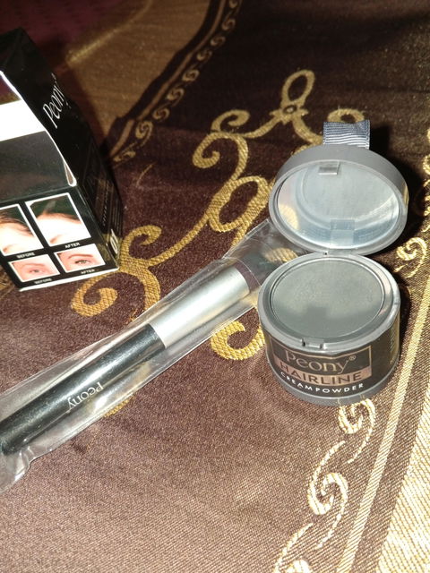 Peony Hairline Creamy Powder + Puff & Blending Brush